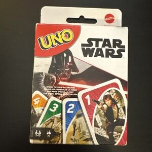 Sealed New UNO Card Game‎ ~ Star Wars Edition